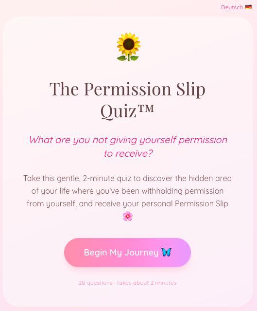 Permission Slip Quiz — built by Pina